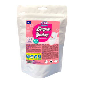 GLUP Cápsulas Hidrosolubles Limpia Baños – 25 Monodosis Ultra concentradas