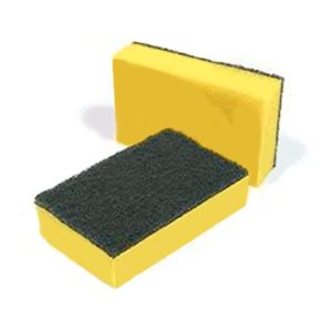 Esponja con abrasivo de Cisne - 6uds