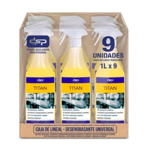 Limpiador desengrasante Titan 9*1 LITRO