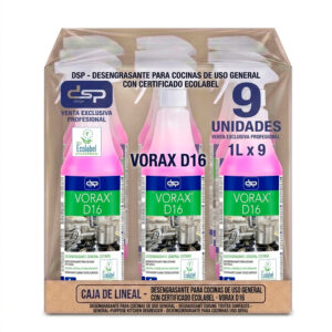 VORAX D-16 ECOLABEL CAJA 9*1 LITRO