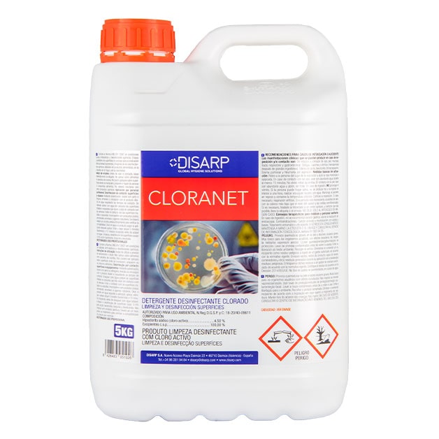 Limpiador desinfectante perfumado Cloranet de DISARP