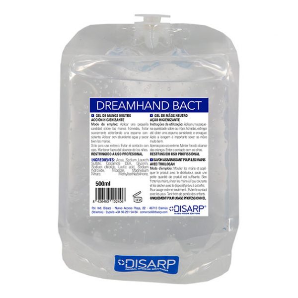 gel manos hidroalcoholico dreamhand bact disarp